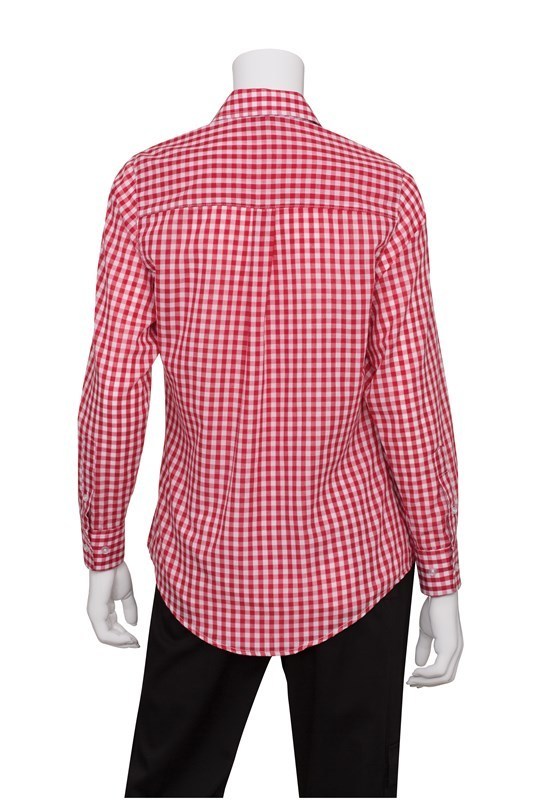 Gingham Women’s Red Dress Shirt W500WRC Team Alpha Australia